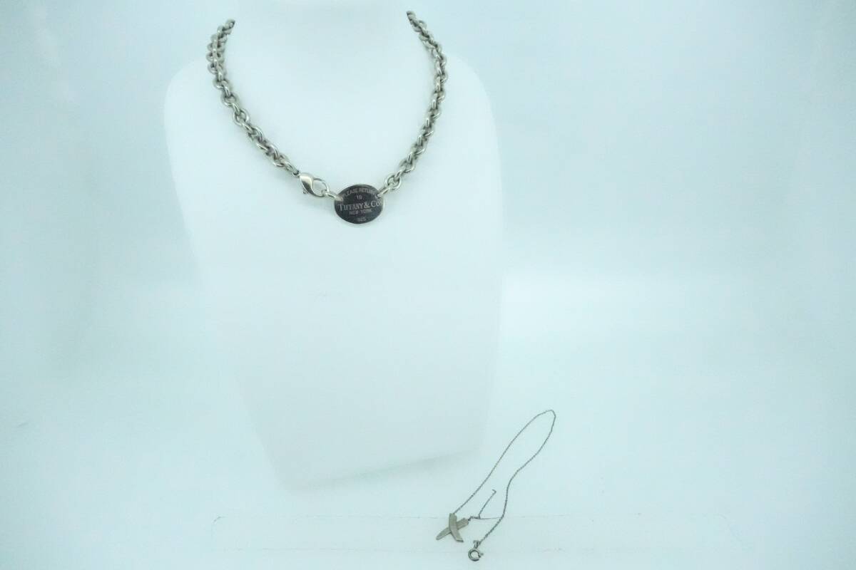 Tiffany&Co. ティファニー パロマピカソ ネックレス SV925 シルバー系 アクセサリー ブランド 小物 袋付き拍卖
