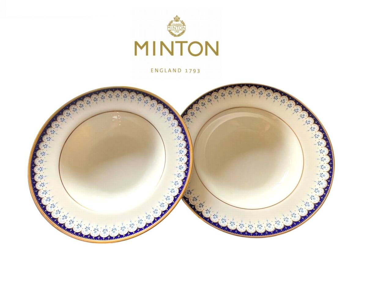 【02】MINTON CONSORT ミントンコンソート B品 スープ皿 2枚組拍卖