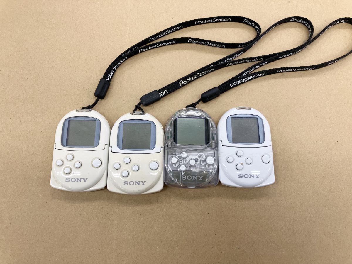 #10058 ジャンク SONY PocketStation ポケットステーション 4個 通電確認済み拍卖