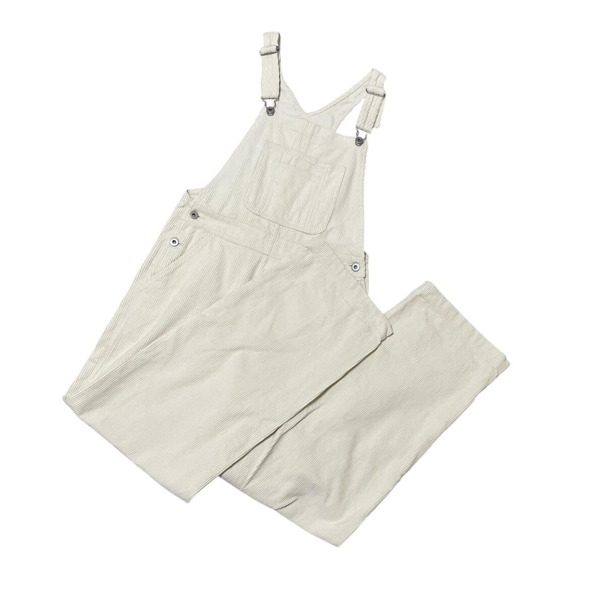 【超希少品・入手困難】IENA LA BOUCLE イエナラブークル イエナ コーデュロイ オーバーオール サロペット オフホワイト サイズ38拍卖