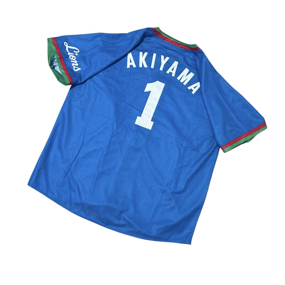 埼玉西武ライオンズ Fanatics ファナティクス レジェンドゲーム 黄金期 復刻 レプリカユニフォーム ビジター 1 秋山幸二 Lサイズ拍卖