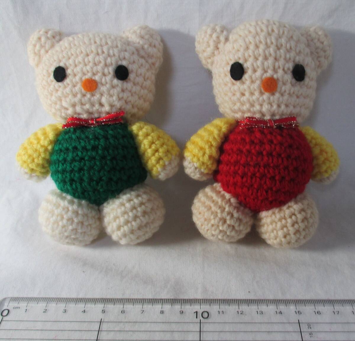 あみぐるみ ねこちゃん? 2体 ハンドメイド 手編み拍卖