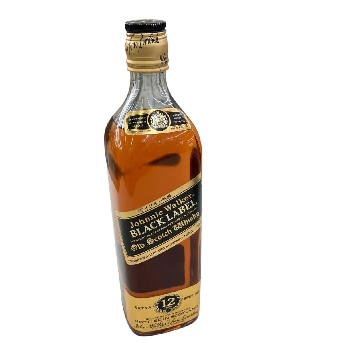 186000 Johnnie Walker ジョニーウォーカー ブラックラベル 12年 金キャップ拍卖