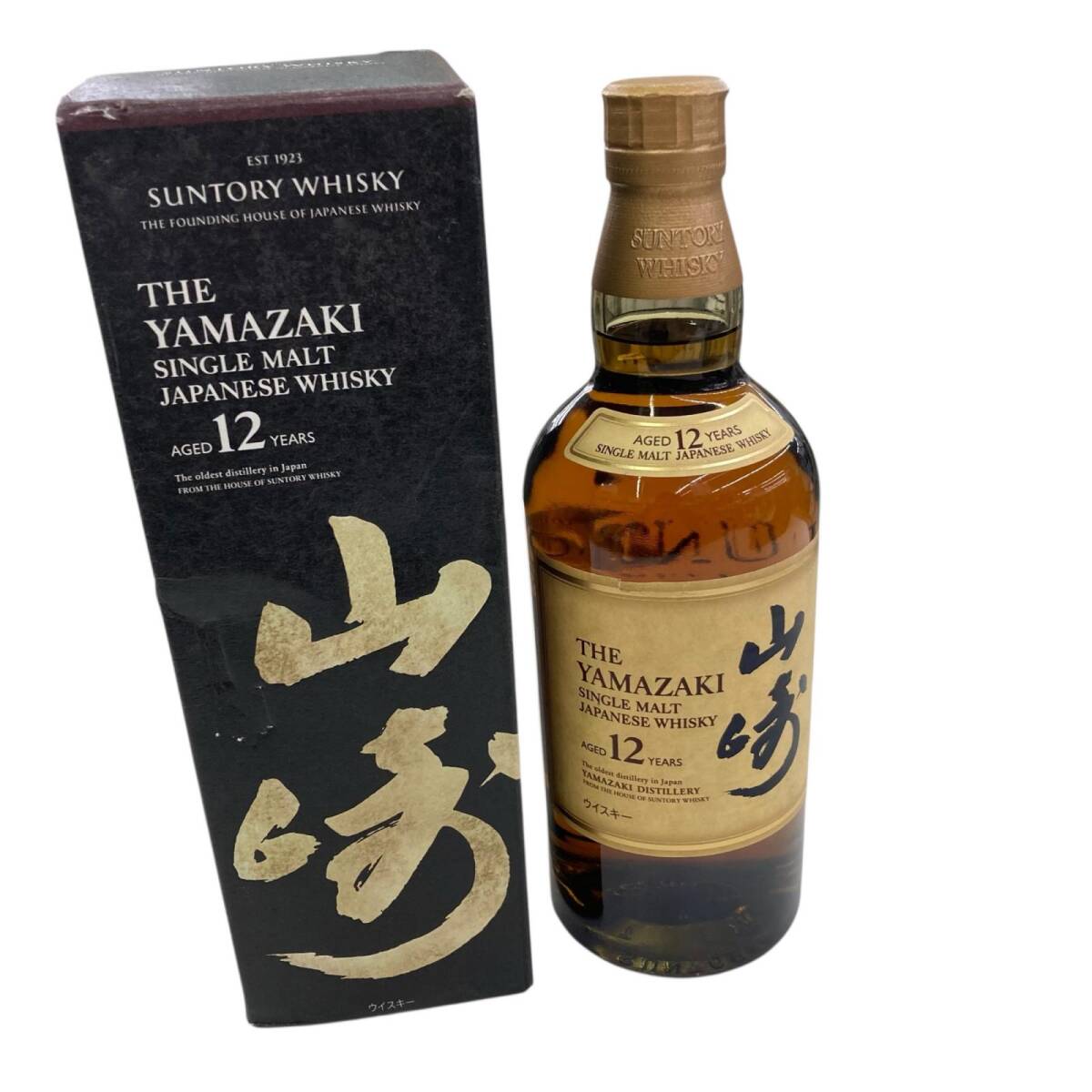 179990 SUNTORY サントリー 山崎 12年 シングルモルト 700ml拍卖