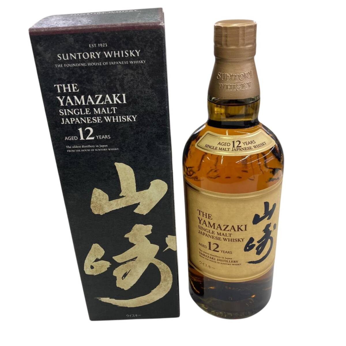 179990 SUNTORY サントリー 山崎 12年 シングルモルト 700ml拍卖
