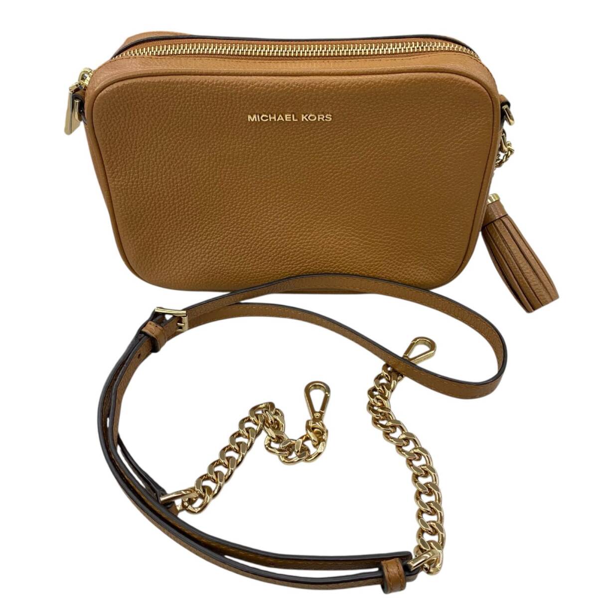 186005 MARC BY MARC JACOBS マークバイマークジェイコブス チェーンショルダーバッグ ブラウン拍卖