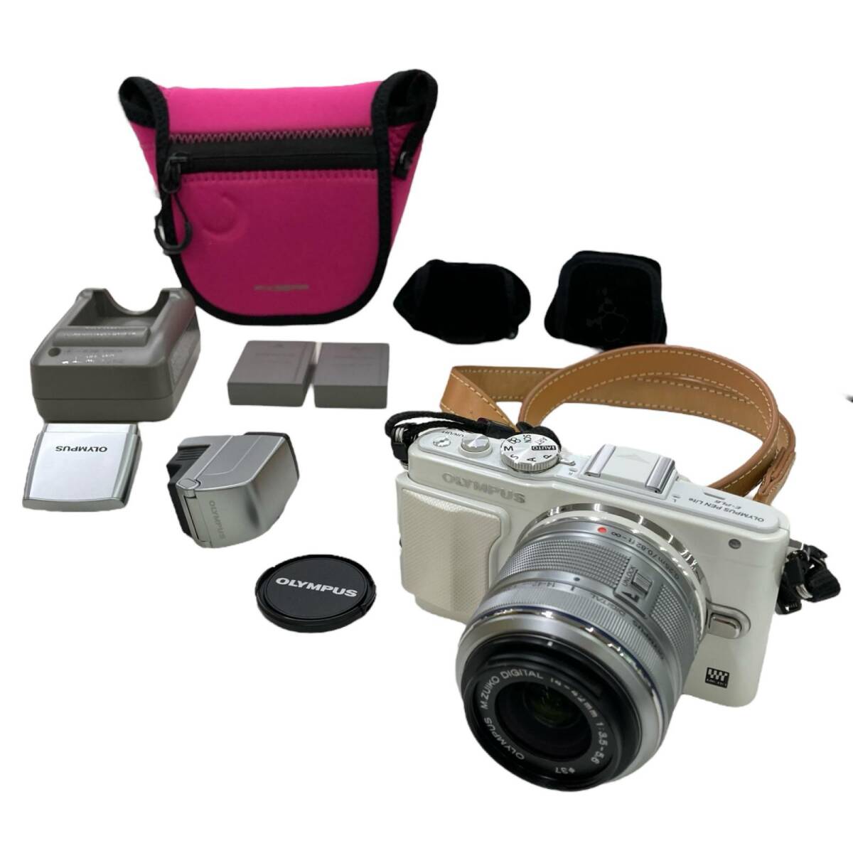 186000 現状品 OLYMPUS オリンパス デジタルカメラ E-PL6 ホワイト 美品 本体 通電確認済み 付属品あり バッテリー フラッシュ拍卖