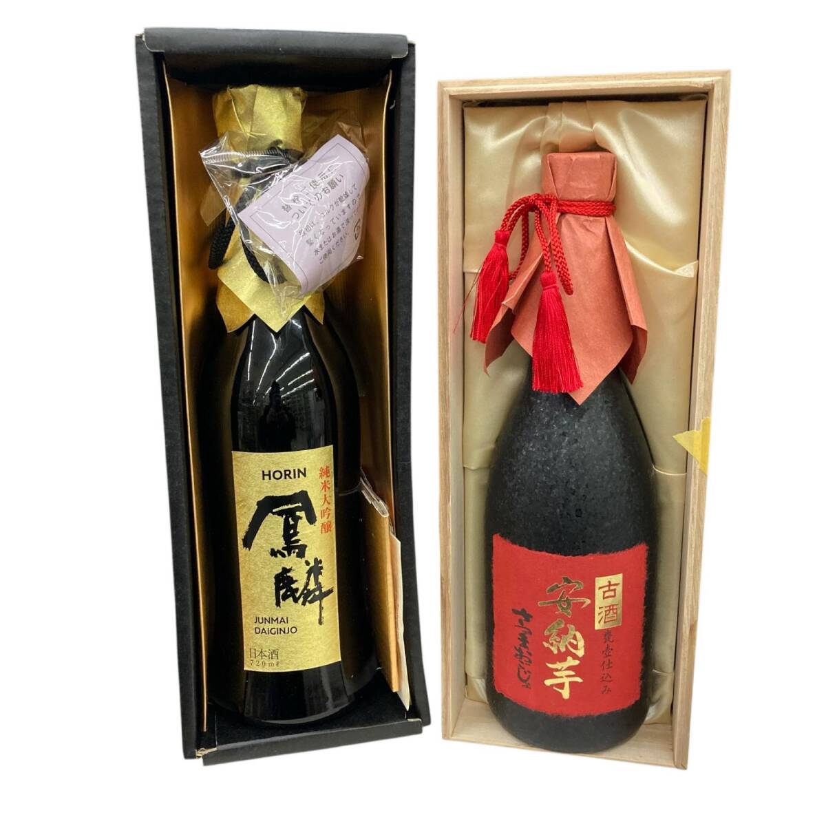 SG00001 訳アリ品 月桂冠 山元酒造 鳳麟 安納芋 日本酒 焼酎 2点まとめ売り拍卖