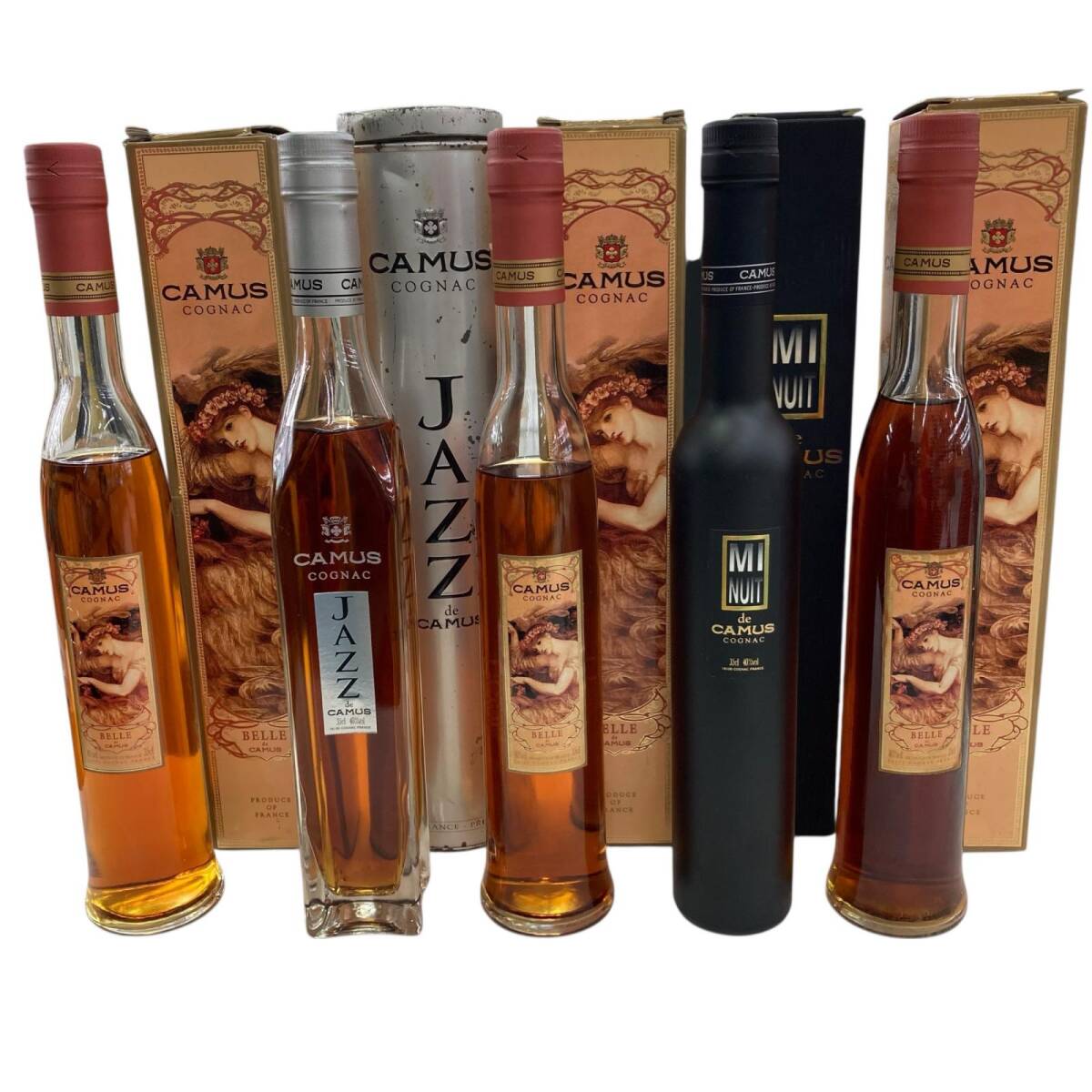 186000 CAMUS カミュ ブランデー 5点 まとめ売り 5点まとめ売り拍卖
