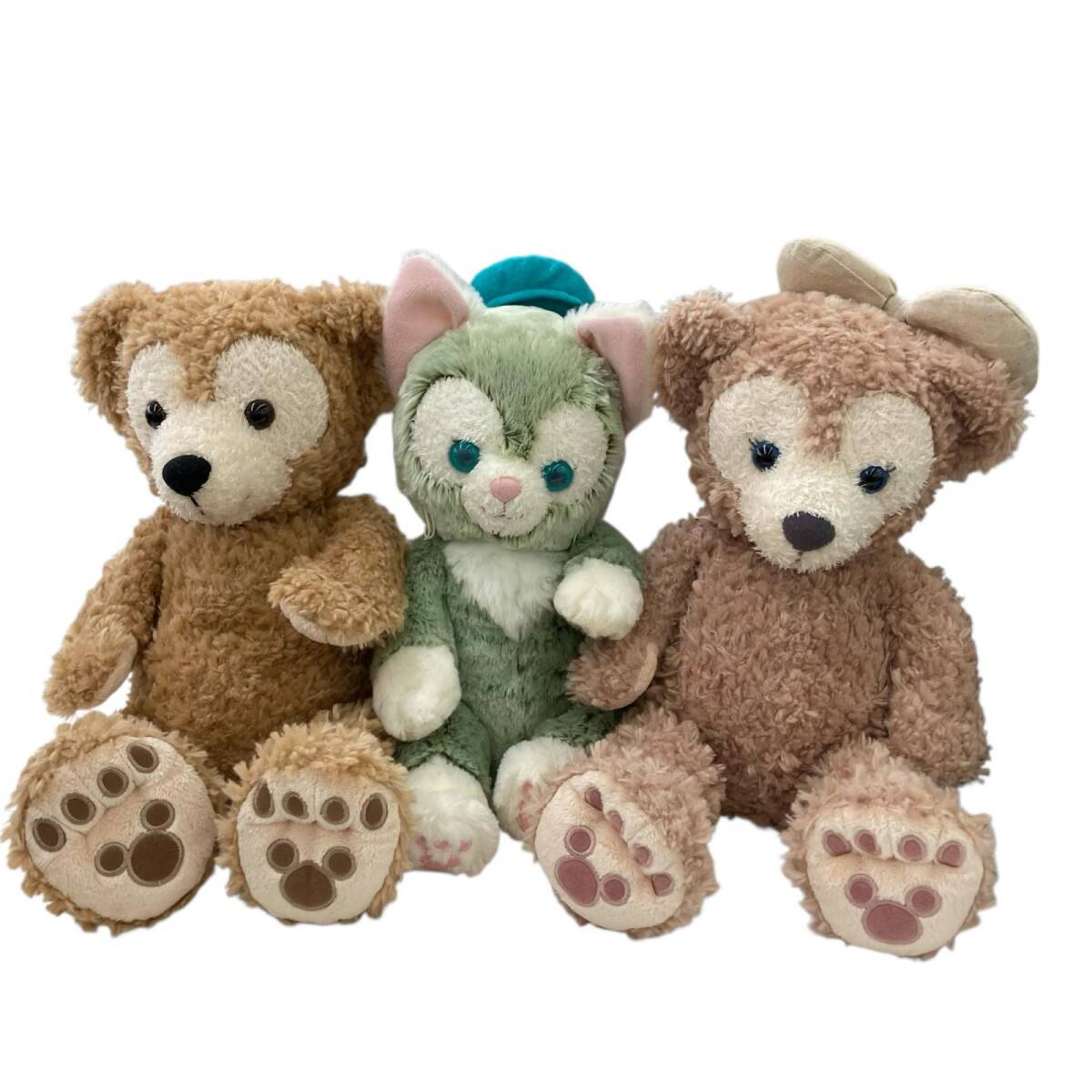 186001 現状品 Disney ディズニー 東京ディズニーリゾート ダッフィー シェリーメイ ジェラトーニ ぬいぐるみ 3点まとめ売り拍卖