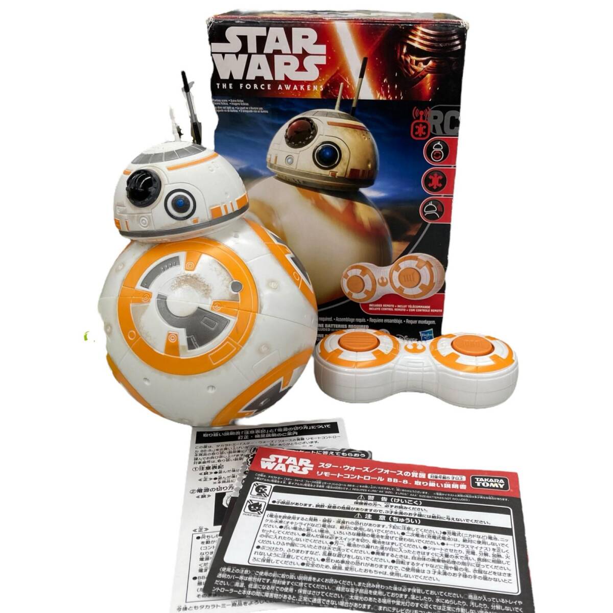 186001 動作未確認 TAKARA TOMY タカラトミー スターウォーズ フォースの覚醒 リモートコントロール BB-8 ラジコン拍卖