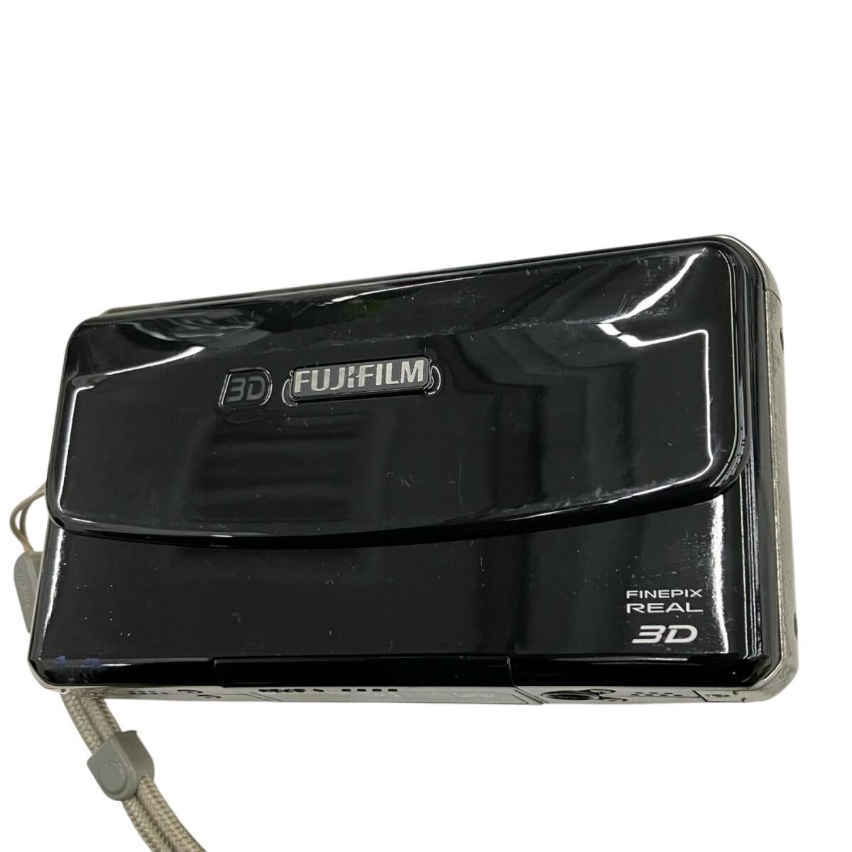 118011 動作未確認 FUJIFILM フジフィルム デジタルカメラ FinePix REAL 3D W1 ブラック拍卖