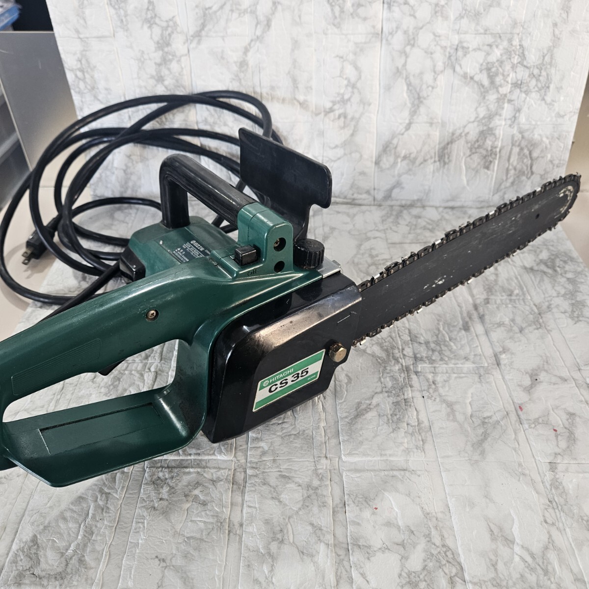 HITACHI 日立工機 350mm チェンソー CS35B 電動工具 工具 中古拍卖