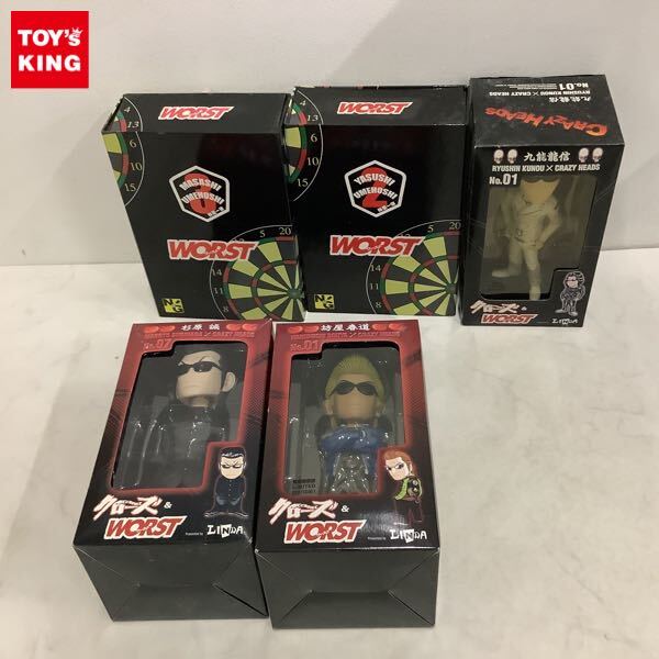 1円〜 ダイブ クローズ&WORST CRAZY HEADS 坊屋 春道 九能 龍信 DIVE LIMITED EDITION!! 他拍卖