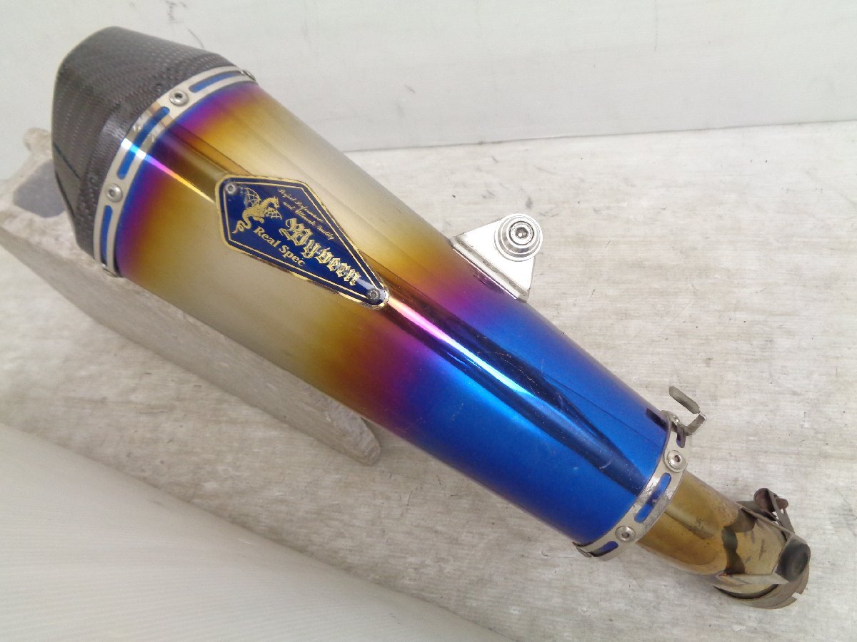 GSX-S1000 GSX-S1000F GT79A GT79B 15-20 アールズギア ワイバン リアルスペック チタン スリップオン サイレンサー マフラー 良品【G793】拍卖