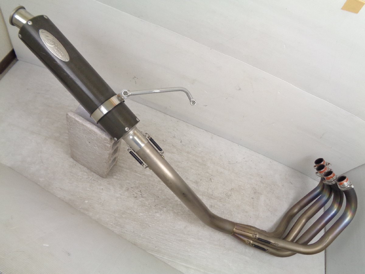 XJR1200 4KG XJR1300 RP01J RP03J 95-06 ノジマ エンジニアリング ファサーム チタン カーボン フルエキゾースト マフラー 希少【G845】拍卖