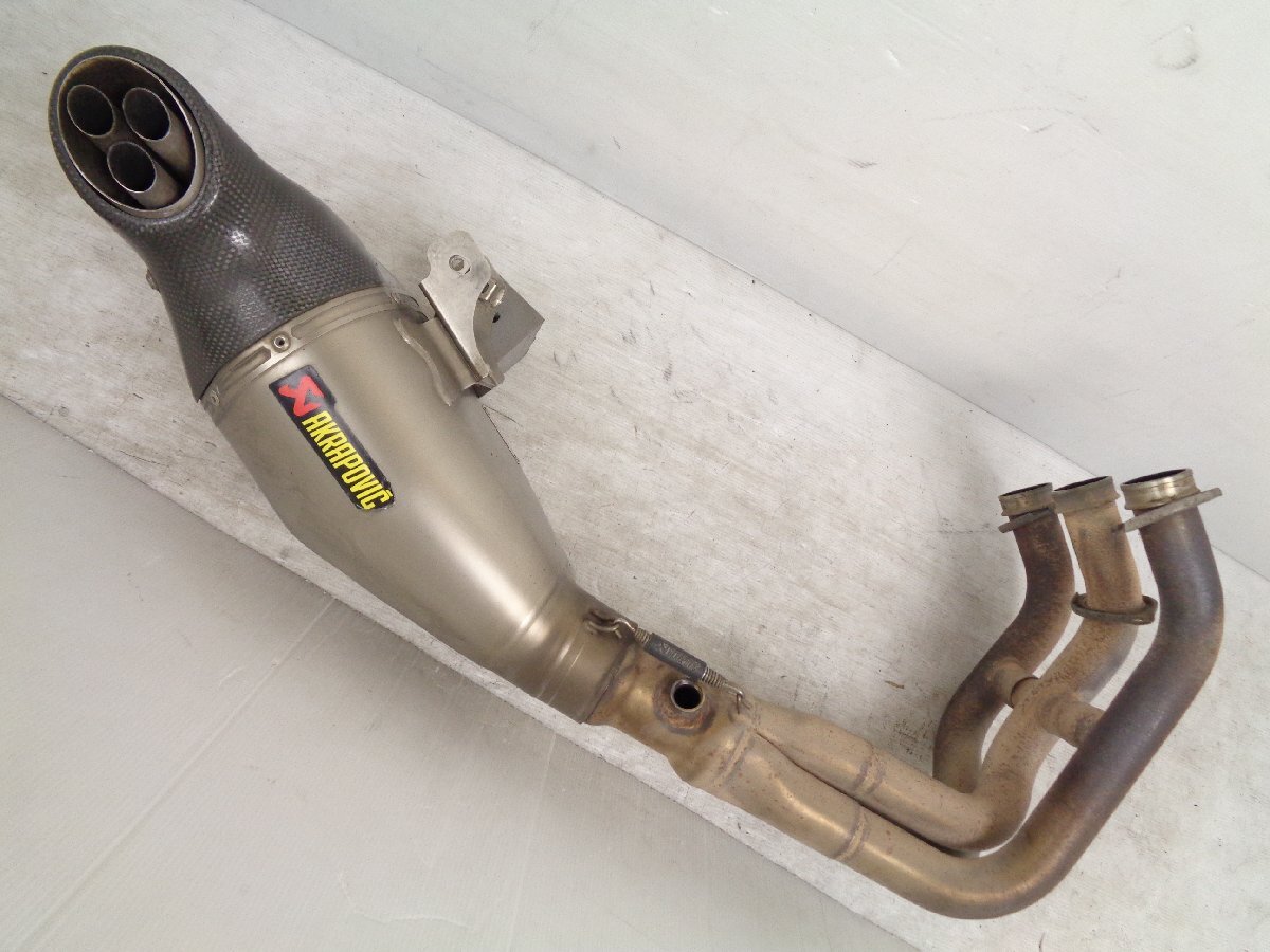 MT09 XSR900 14-20 akrapovic アクラポビッチ フルエキゾースト マフラー チタン サイレンサー JMCA 政府認証マフラー【G880】拍卖