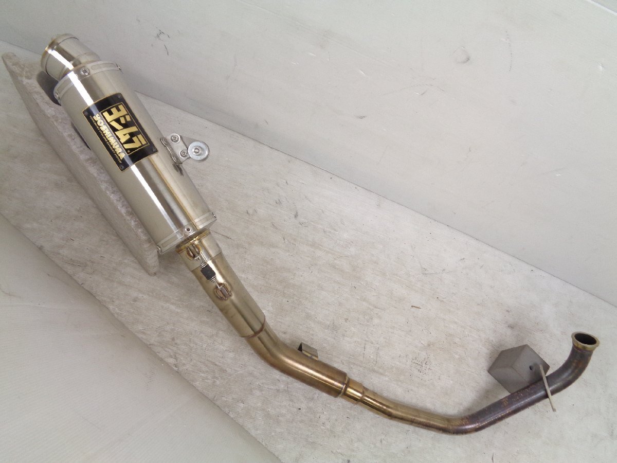 XSR155 RG63 19-24 ヨシムラ 機械曲 GP-MAGNUMサイクロン フルエキゾースト マフラー SSS Ver 良品【G886】拍卖