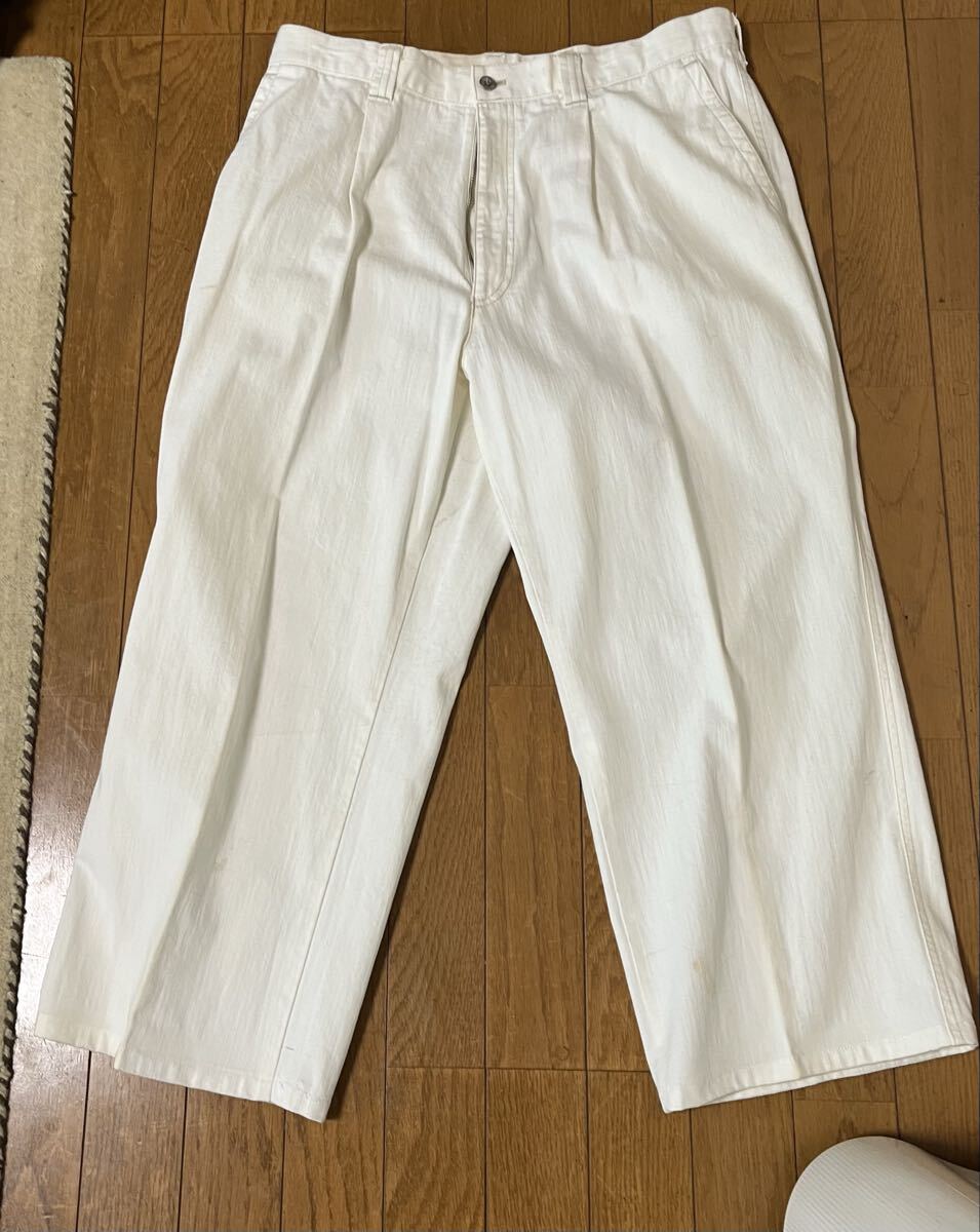 【中古品】VAGIIE ゴルフスラックス 白 ウエスト94 拍卖