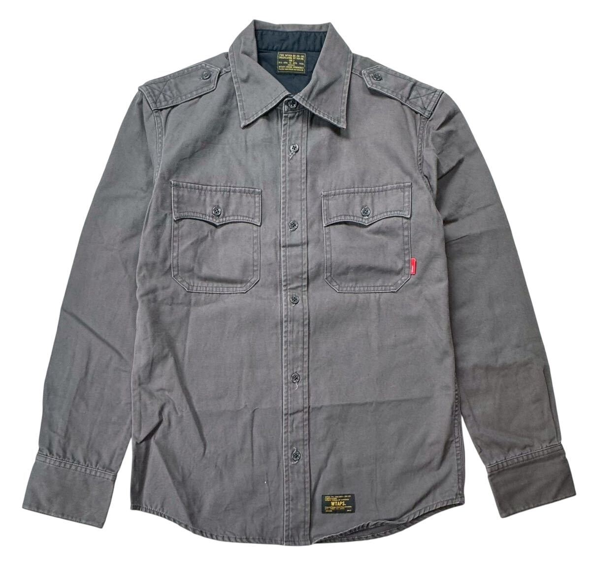 WTAPS FIDEL L/S ダブルタップス ミリタリーシャツ OD 2拍卖