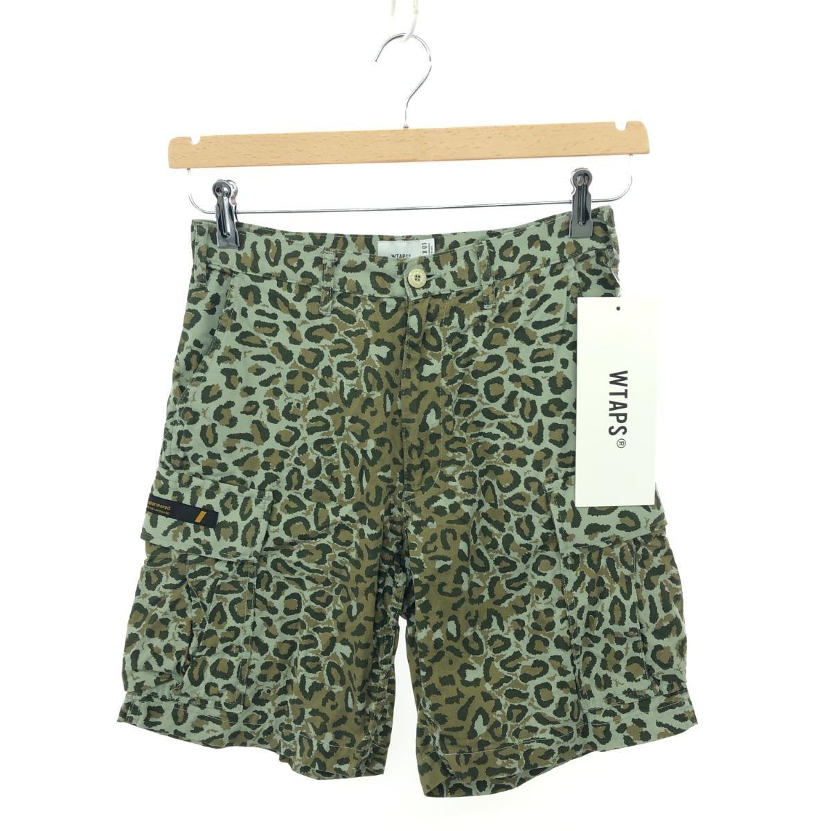 良好◆WTAPS ダブルタップス カーゴショートパンツ サイズ:01 カモフラージュ 211WVDT-PTM03/JUNGLE01 カーキ/グリーン メンズ拍卖