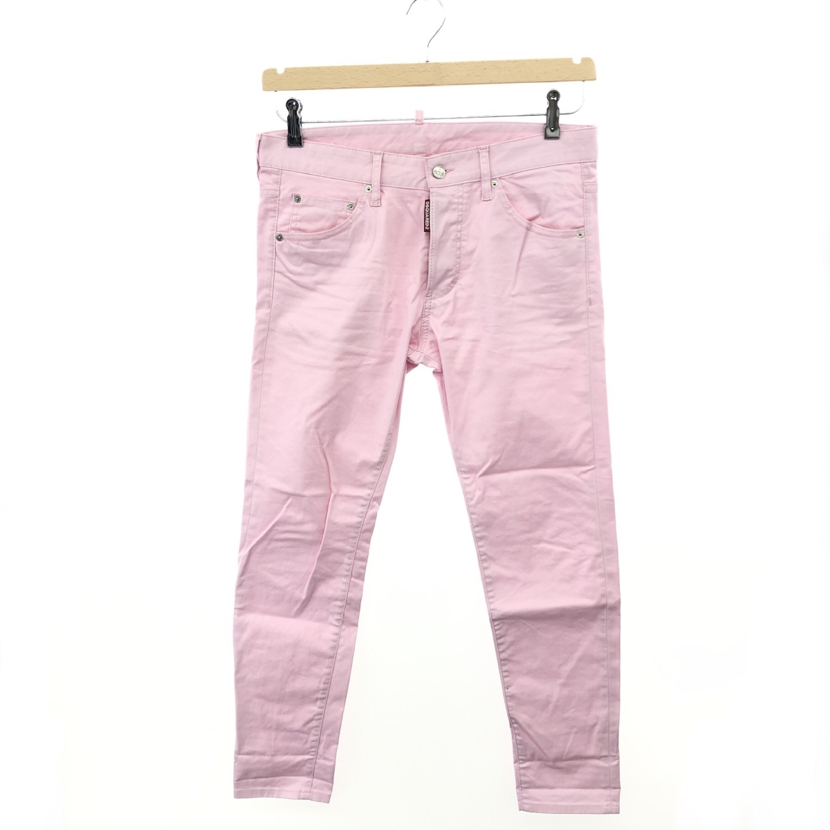◆Dsquared2 ディースクエアード ツイルパンツ サイズ:48 ボタンフライ S71LB0410 ピンク メンズ拍卖