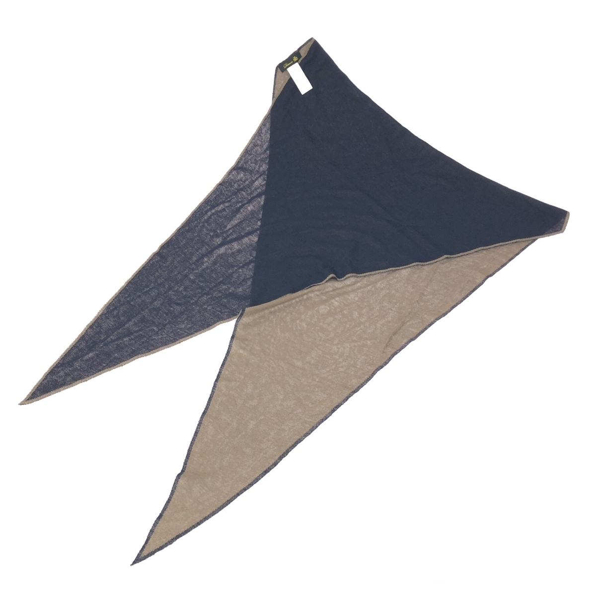 良好◆Drawer ドゥロワー ストール カシミヤシルク ネイビー レディース拍卖