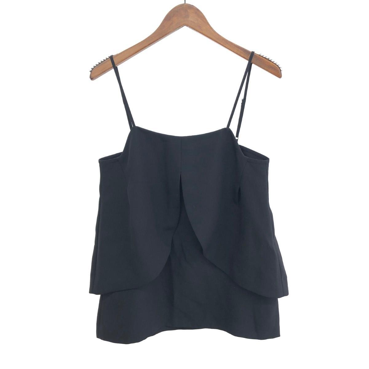 ◆kei shirahata ケイシラハタ スタイリング/キャミソールスーツトップス サイズ:S 23ss 16WFT231046 ブラック レディース拍卖