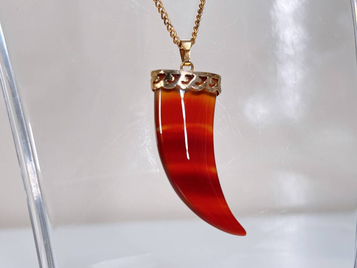 10-59 琥珀風 フェイク 琥珀 アンバー ネックレス ゴールド チェーン アクセサリー拍卖