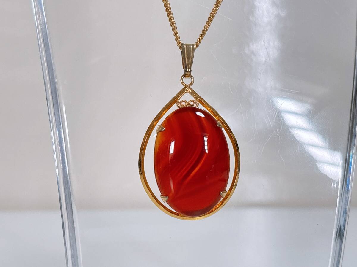 10-60 琥珀風 フェイク 琥珀 アンバー ネックレス ゴールド チェーン アクセサリー拍卖