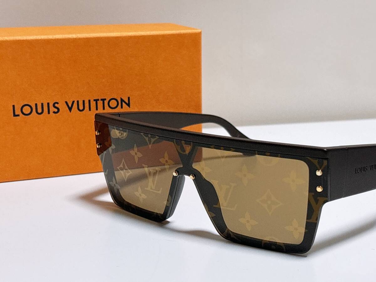 箱付き美品 LOUIS VUITTON ルイヴィトン Z1671E LVワイメア L サングラス めがね メガネ 眼鏡 モノグラム ブラウン メンズ レディース拍卖