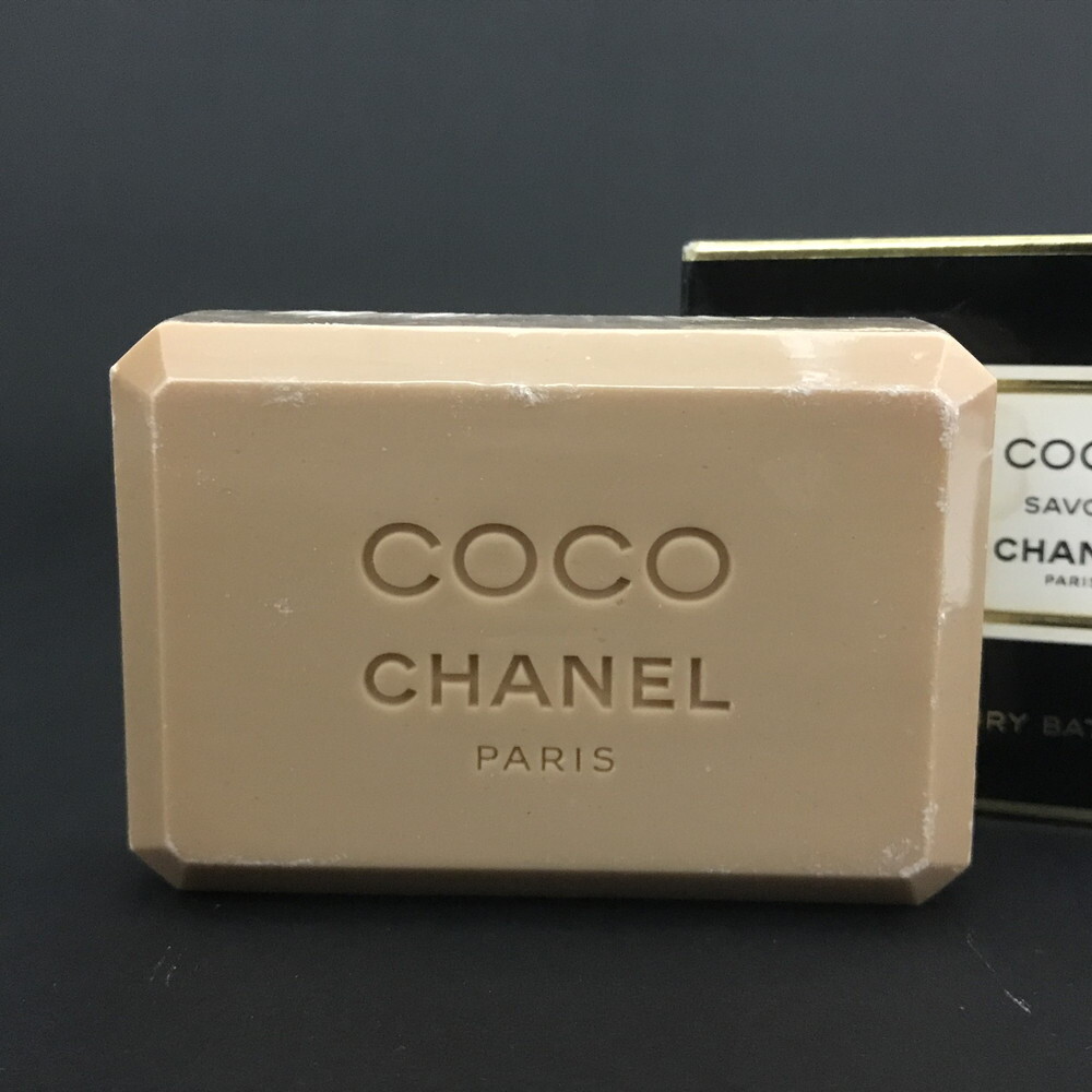 1円 極美品 CHANEL シャネル ココサボン バスソープ 固形石鹸 150g ベージュ /JP1064拍卖