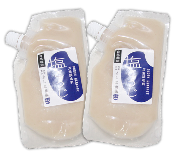 自然栽培 塩こうじ 300ml(150mlX2袋)★無肥料・無農薬のお米を使った塩糀★無添加★三大消化酵素が含まれていて栄養豊富な万能調味料♪拍卖