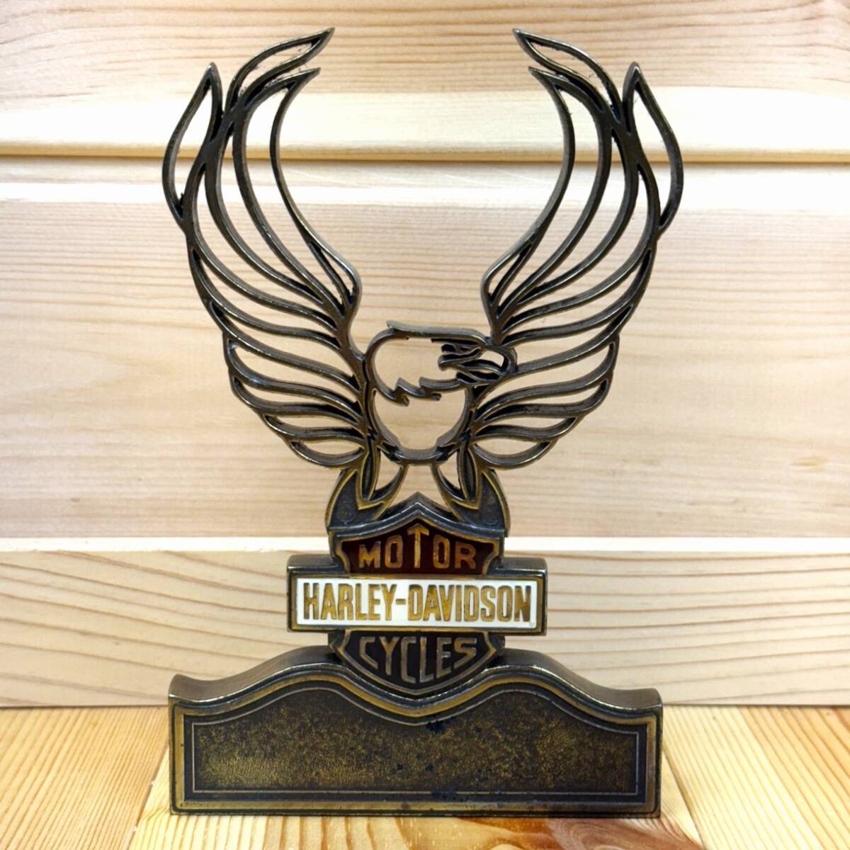ハーレー シーシーバー インサート 純正 ビンテージ 70s 80s 当時物 ショベル アイアン スポーツスター チョッパー エンブレム拍卖