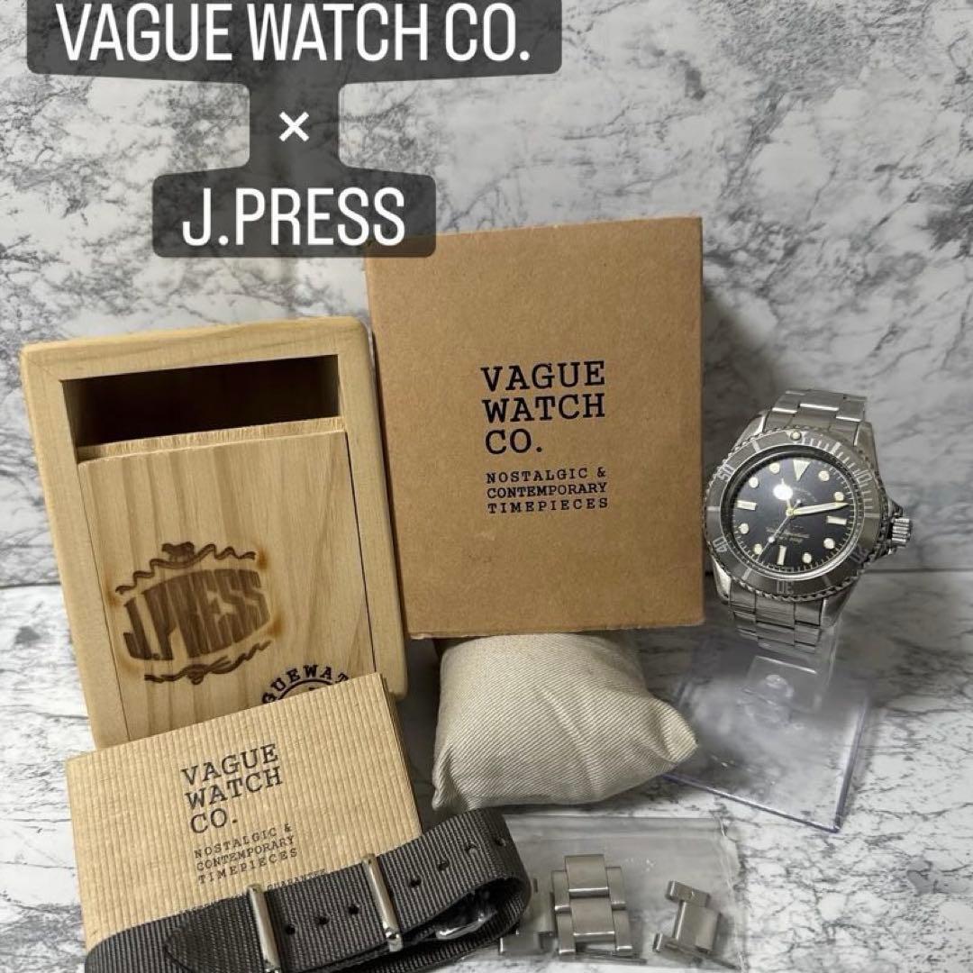 Vague Watch Co. × J.PRESS ダイバー 自動巻 実働拍卖