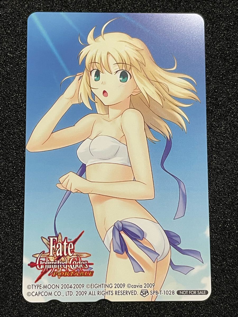 【テレカ】Fate セイバー 未使用 〈金券各種出品中〉拍卖