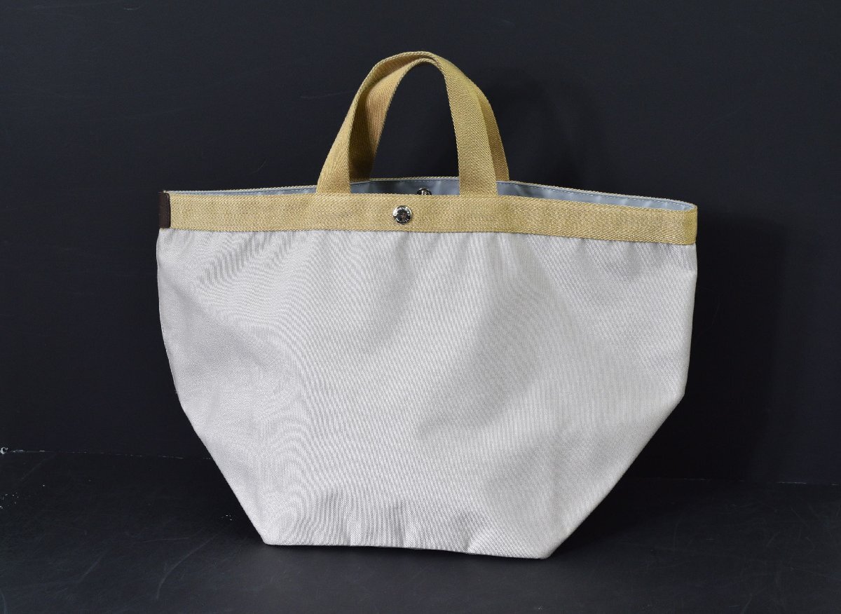 0367-25Q0378★エルベシャプリエ Herv Chapelier ★舟形トートバッグ #725C マスティック×ゴールド拍卖