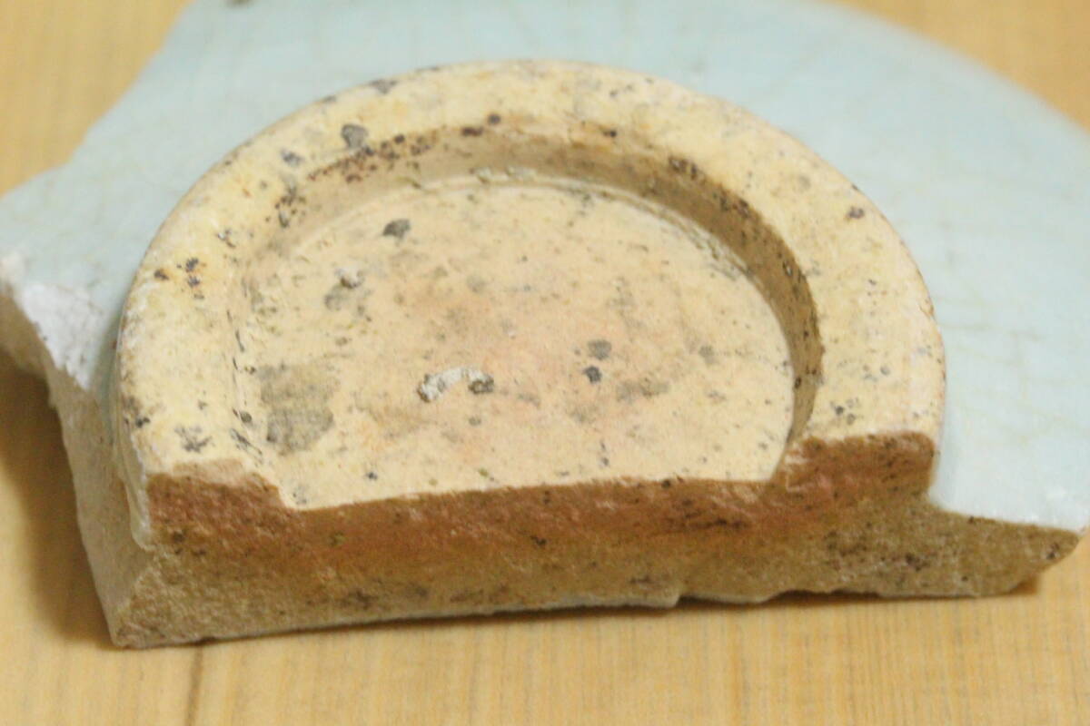 中国古玩 古美術品 南宋時代 河南省青磁残欠 陶片買い出し唐物 コレクター放出品拍卖