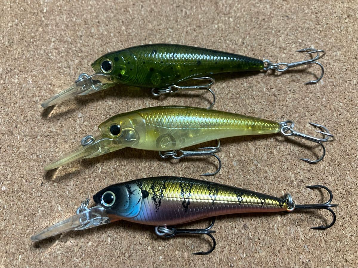 ラッキークラフト ベビーシャッド 60SP 2個 60F 1個セット拍卖