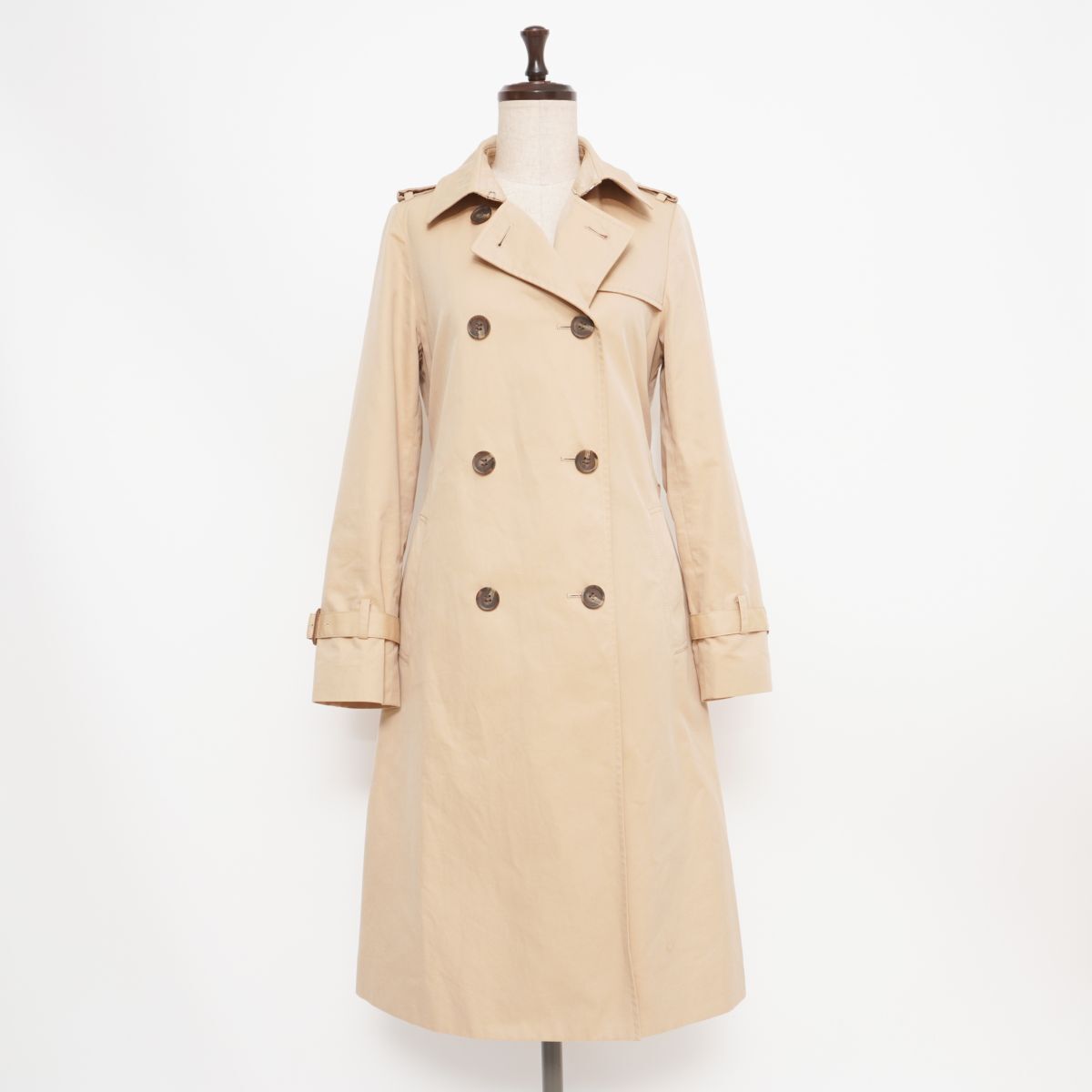 SLOBE IENA スローブイエナ コットントレンチコート 総裏 レディース ベージュ サイズ38*GD1021拍卖