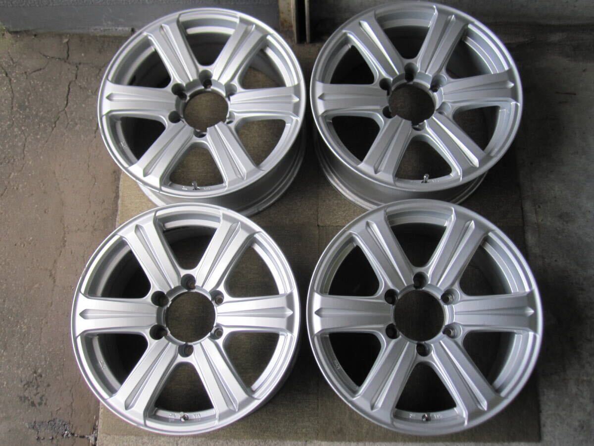 社外アルミホイール SR604 17インチ 4本 17x7.5J +25 6H 139.7 札幌 手渡無料 プラド ハイラックス サーフ FJクルーザー パジェロ 拍卖