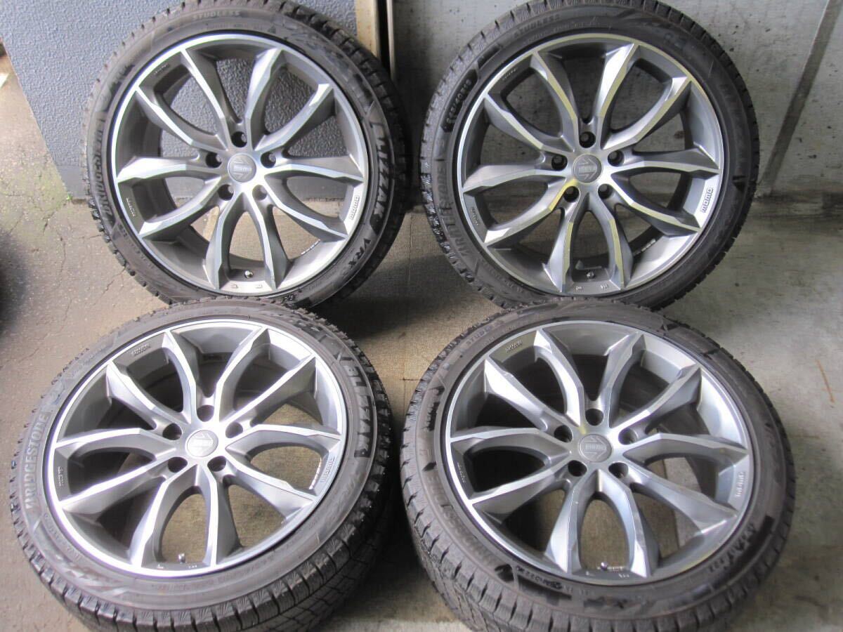 スタッドレスタイヤ・アルミホイール セット MOMO SCREAMJET EVO 18インチ 18x8J +45 5H 112 245/40R18 BRIDGESTONE VRX3 札幌 手渡無料拍卖