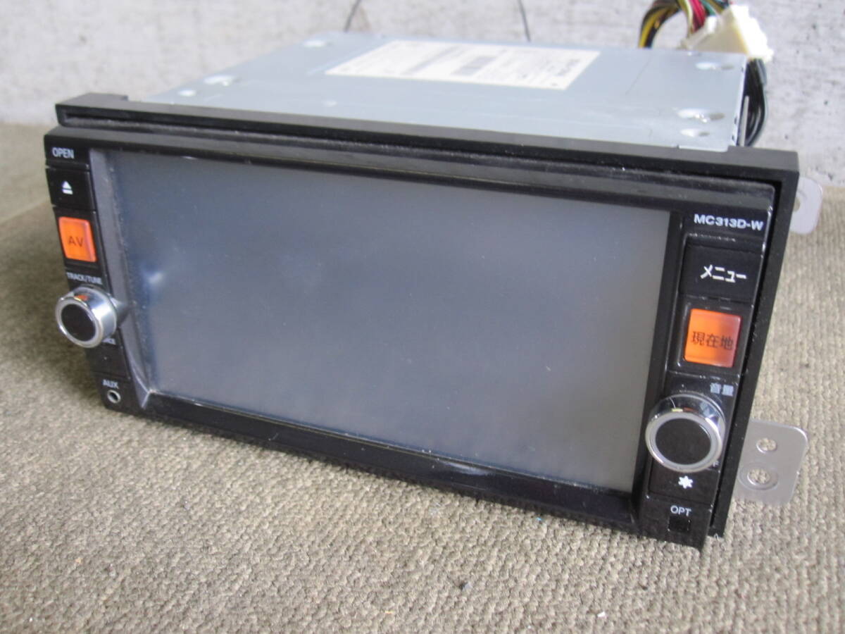 【ジャンク】NISSAN 日産 純正 MC313D-W カーナビ メモリーナビ 地デジ Bluetooth SD 札幌 手渡無料 Clarion クラリオン B8260-C9948拍卖