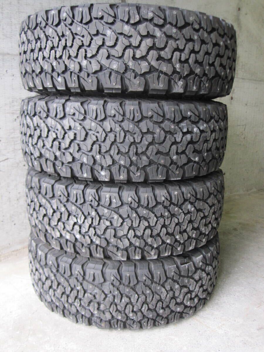 スパイクタイヤ LT 265/70R16 121/118S 4本 BFグッドリッチ All-Terrain T/A K02 2016年製 札幌 手渡無料 冬 パンクチェック済み ランクル拍卖