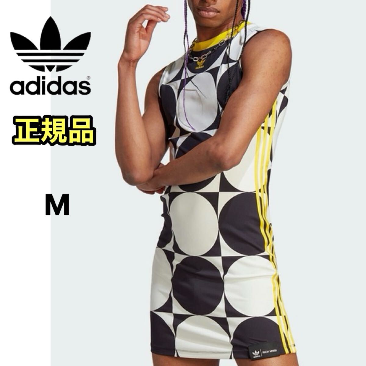美品 adidas Originals ワンピース ノースリーブ アディダスオリジナルス RM 正規品 M レ58拍卖