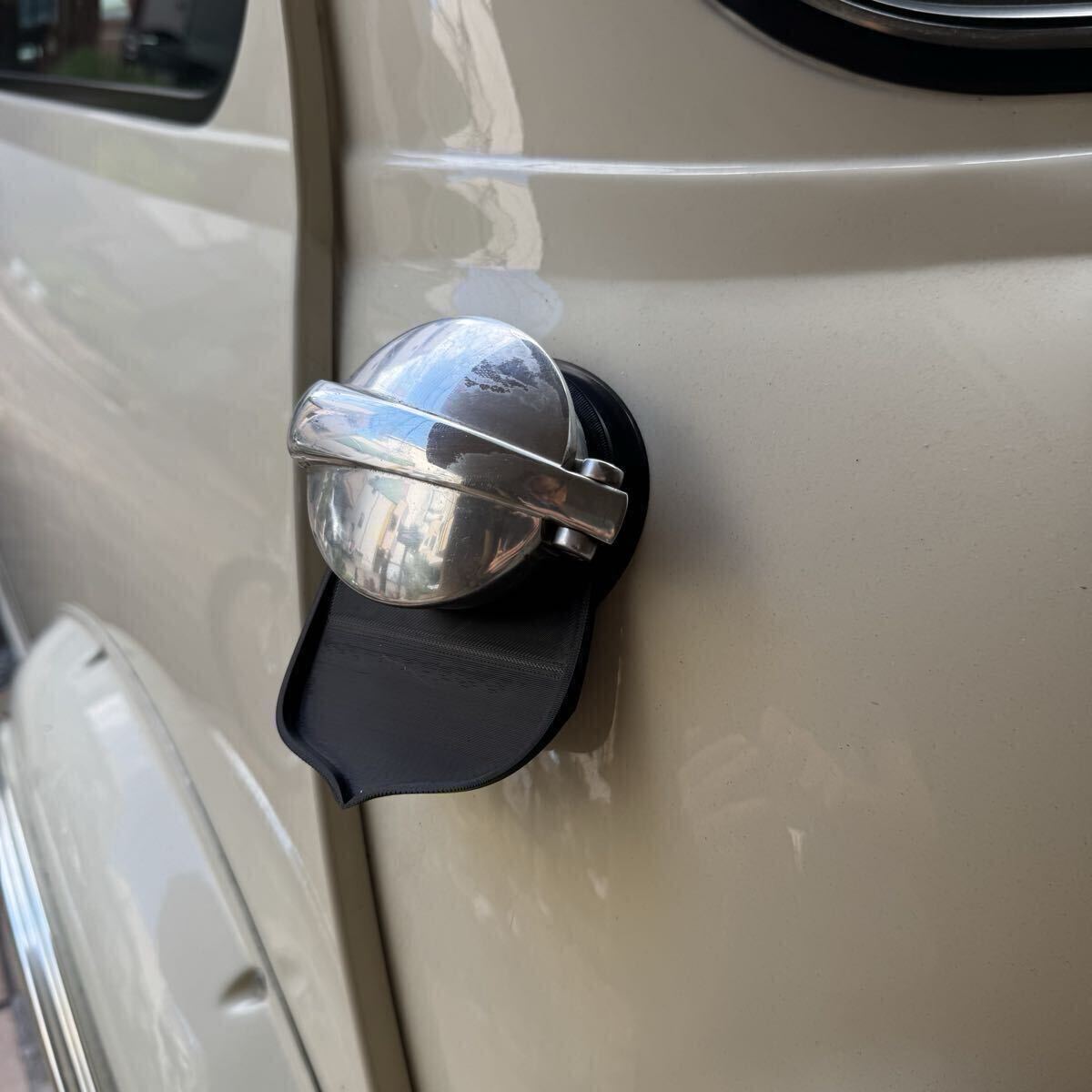 【■ブラック大】ローバーミニ用 タンクエプロン|3Dプリント製 耐熱UV 新品未使用 ROVER MINI拍卖