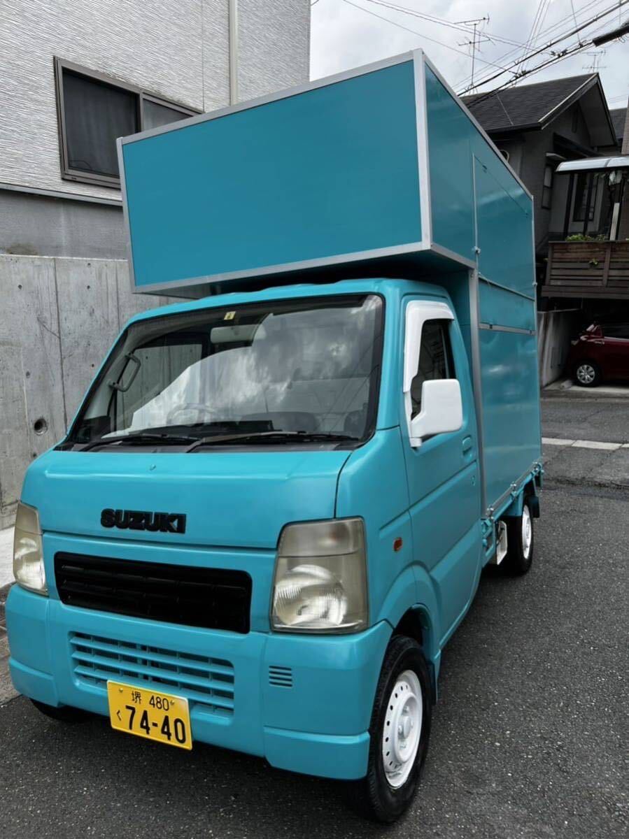 大人気全塗装付き制作キッチンカー車両+BOX製作全塗装付きコミコミ日本一激安沖縄〜離島〜北海道配送します!拍卖