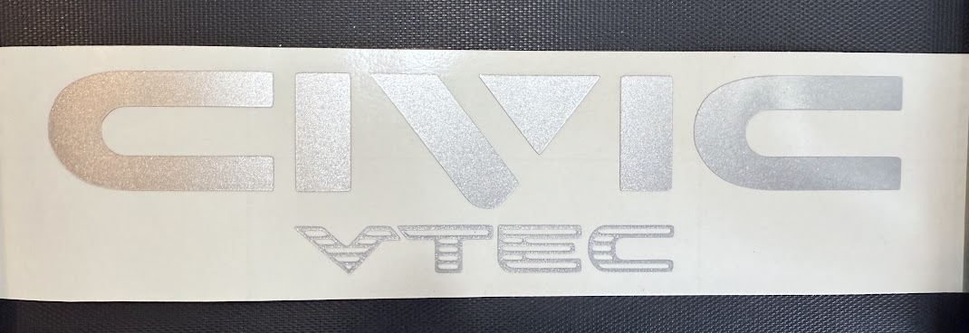 ホンダ EF9 CIVIC VTEC ロゴマーク風 自作ステッカー拍卖