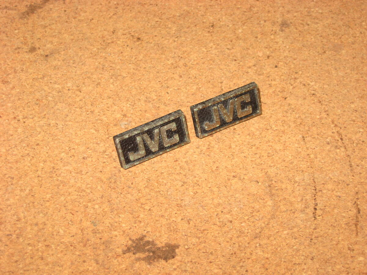 ☆彡日本ビクター★JVC★スピーカーエンブレム★貴重★ペア★拍卖