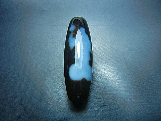 ★西蔵至純天珠★XT9486  大黒天 特上級 37mm入手難拍卖